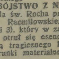 Samobójstwo z nędzy, 1938