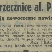 Nowoczesne nawierzchnie, 1938