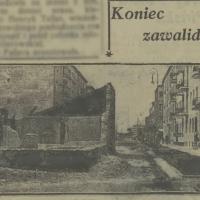 Koniec zawalidrogi, 1938
