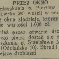 Przez okno