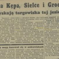 Targowiska, 1938