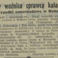 Dwa wypadki, 1938
