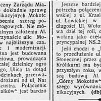 Braki komunikacyjne, 1938