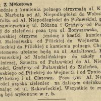 Roboty brukarskie, 1938