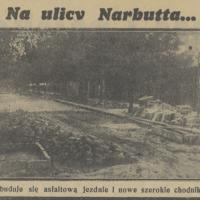Nowe szerokie chodniki, 1938