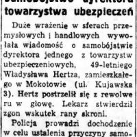 Samobójstwo dyrektora, 1938