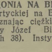 Z konia na bruk, 1938