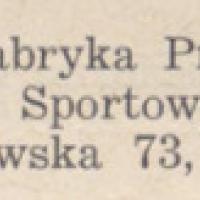 Fabryka Przyrządów Gimnastycznych, 1938