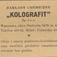 Kolografit, 1938