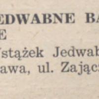 Wstążki jedwabne, 1938