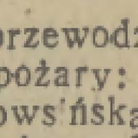 Pożar na poczcie, 1938