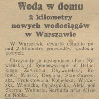 Woda w kranie, 1939