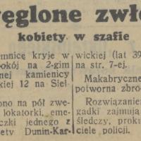 Zwęglone zwłoki, 1939