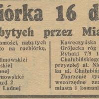 Nabyte do rozbiórki Nabyte do rozbiórki, 1939