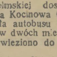 Pod autobusem, 1939