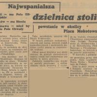 Najwspanialsza dzielnica, 1939