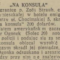 Na konsula, 1939