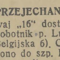 Przejechani, 1939
