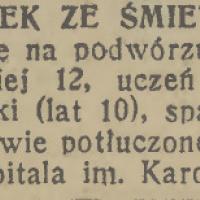 Upadek ze śmietnika, 1939