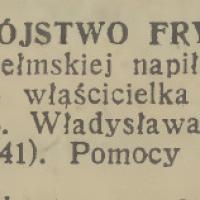 Samobójstwo fryzjerki, 1939