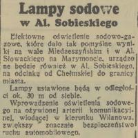 Lampy sodowe, 1939