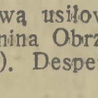 Desperatka, 1939