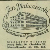 Fabryka trykotaży, 1939
