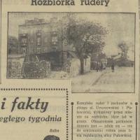 Rozbiórka rudery, 1939