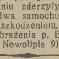 Zderzenie, 1939