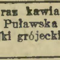 Kawiarnię paszteciarnię, 1939