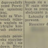 Stacja Służewiec kolejki grójeckiej. Nieporządki. 1939.
