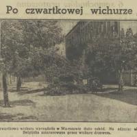 Po wichurze, 1939