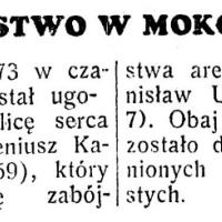 Morderstwo, 1939