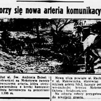 Arteria wzdłuż Wołowskiej, 1939