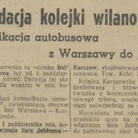 Likwidacja kolejki, 1939