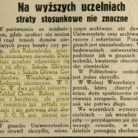 Straty nie znaczne, 1939