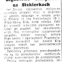 Zabójstwo na Siekierkach, 1940