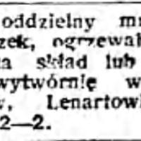 Lokal na cichą wytwórnię Lokal na cichą wytwórnię, 1941