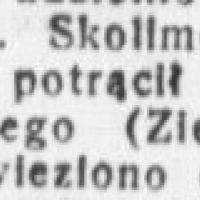 Potrącenie przez tramwaj, 1941