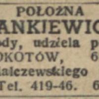 Położna Pankiewicz, 1941