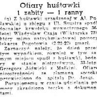 Ofiary huśtawki, 1942