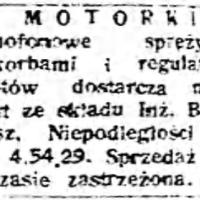 Motorki gramofonowe, 1943