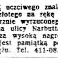 Złoty zegarek, 1944