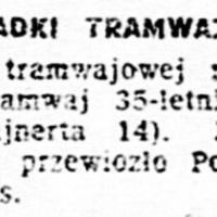 Zmiażdżona stopa, 1944