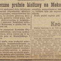 Społeczne pralnie Społeczne pralnie, 1945