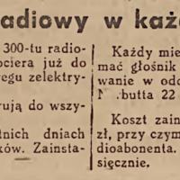 Głośnik w każdym domu Głośnik w każdym domu, 1945