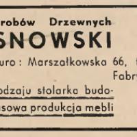Fabryka Wyrobów Drzewnych, 1946