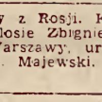 Powracający z Rosji, 1947