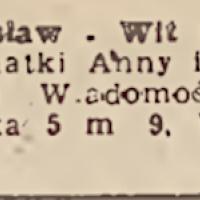 Poszukuję matki, 1947