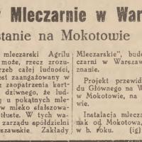 Budujemy mleczarnie, 1947